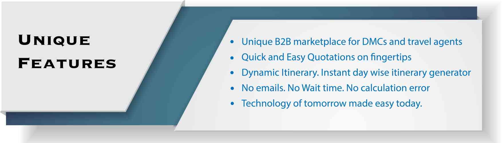 Unique features of EasyDMC